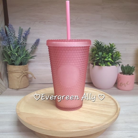 Starbucks Accessories - Starbucks Soft Touch Valentine’s Day Light Pink Lemonade Jelly Studded Tumbler